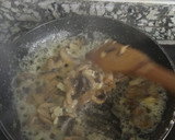 Foto del paso 7 de la receta: Spaguettis con salsa de champiñones y camembert 🧀🍄