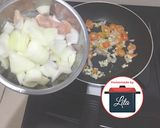 Foto langkah ke 4 dari resep Sapo tahu ayam asam manis nanas mudah #homemadebylita.