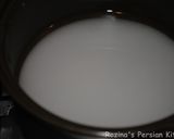A picture of step 1 of Persian Zulbia, زولبیا (Jalebi).