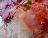 मूली गाजर का लच्छा सलाद (Mooli gajar ka lachha salad recipe in hindi) रेसिपी चरण 2 फोटो