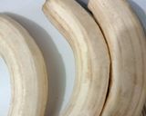 A picture of step 2 of Raw Banana Laccha.