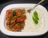 A picture of step 4 of Berbere spiced lentil stew (Misir Wat) 🌱🌍🌶🌳.