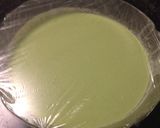 Hình bước làm 4 của món Bánh crepe trà xanh ngàn lớp