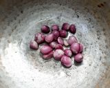 A picture of step 6 of Thinai (Foxtail Millet) Sambar Sadam.