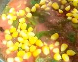 A picture of step 2 of Corn capsicum paneer masala.