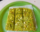 A picture of step 5 of Pistachio Almond Burfi.