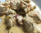 A picture of step 9 of Cheesy Sun-dried Tomato, Basil & Mozzarella Creamy Chicken.