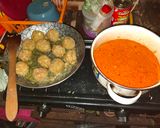 Foto del paso 7 de la receta: Albóndigas de soja texturizada con salsa de tomate casera