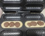 Gambar langkah 2 resipi Waffle Stick with Chocolate Filling.