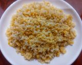 Hình bước làm 5 của món Cơm chiên trứng