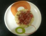 A picture of step 4 of Masala papad.