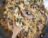 Une image de l'étape 4 de Pâtes Orzo Aux Champignons.