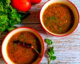 A picture of step 4 of Tomato Rasam.
