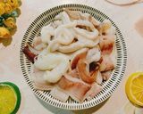 電烤盤/鹽烤透抽，Ｑ彈鮮味，越嚼越香海滋味的食譜步驟1照片