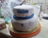 Két emeletes torta: nutellás és meggyes recept fázis 16 fotója