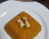 A picture of step 8 of Mango Kesari / mango sheera.