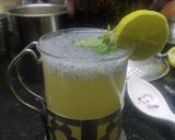 A picture of step 2 of Gooseberry mint cooler.