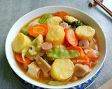 Foto langkah ke 7 dari resep Sapo Tofu Sayuran.