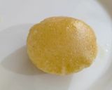 A picture of step 4 of Kurkuray Dahi Puri 😋😋.