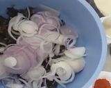 A picture of step 1 of Leftover Bhindi Fry Pakoras.