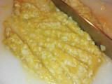 Zapallitos rellenos con salsa blanca