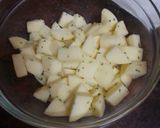 Foto del paso 8 de la receta: Guiso de contramuslo de pollo con menestra y papas fritas
