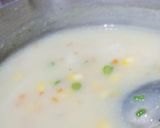 A picture of step 8 of Sweet corn soup.