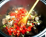 Foto del paso 6 de la receta: Estofado de ternera en salsa al chocolate negro