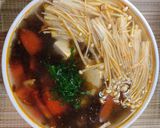 Hình bước làm 1 của món Canh rong biển đậu hũ