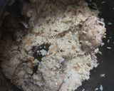 A picture of step 2 of Chicken polaw.