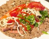 รูปขั้นตอนการทำที่ 4 ของ Sausage Veggie Wrap