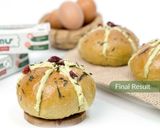 Foto langkah ke 9 dari resep Matcha Cream Cheese Bread (Korean Garlic Cheese Bread versi Matcha!).