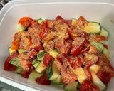Une image de l'étape 11 de Minis chorizos grillés aux tomates et courgette ronde.