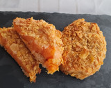 Foto del paso 3 de la receta: Medallón de boniato asado con parmesano y Corn Flakes