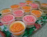 Foto langkah ke 5 dari resep Puding Susu Mawar Jelly.