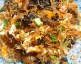 Foto langkah ke 6 dari resep Tumis Bihun, sayuran dan Jamur Kuping.