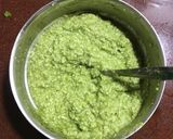 A picture of step 3 of Green Idli.