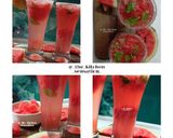 A picture of step 4 of Refreshing watermelon mojito.