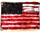A picture of step 17 of American Flag Cake.