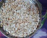 A picture of step 1 of Peanut Kalash with tricolor rabdi.