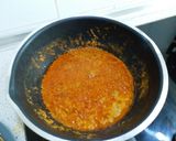 A picture of step 7 of Thanda masala fish curry.