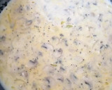 Foto langkah ke 3 dari resep Beef steak+Garlic baby beans and corn+Creamy mushroom sauce.