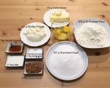 A picture of step 1 of Marble Ricotta Cake.