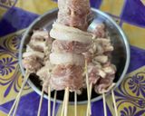 รูปขั้นตอนการทำที่ 5 ของ “หมูทอดเสียบไม้”