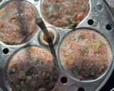 A picture of step 7 of Ragi Veggie Idli.