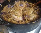 Foto del paso 4 de la receta: 27. arroz, repollo y pollo 🍗una sola olla! guiso al curry con muslos