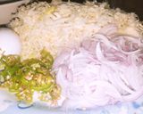 A picture of step 1 of Band gobi ke pakory.