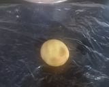 A picture of step 3 of Makai ki roti.