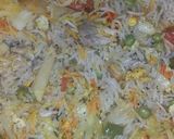 A picture of step 7 of Chinese fried rice.