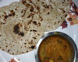 आलू टमाटर की सब्जी और रोटी (Aloo tamatar ki sabzi aur roti recipe in Hindi) रेसिपी चरण 2 फोटो